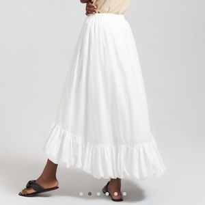 Anthropologie High-Low Bubble Skirt